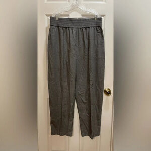 Top Shop Womens Size 14 NWT Grey Pull On High Rise Straight Leg Comfy Sporty